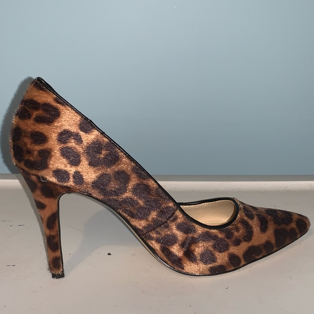 Nine West cheetah heels
